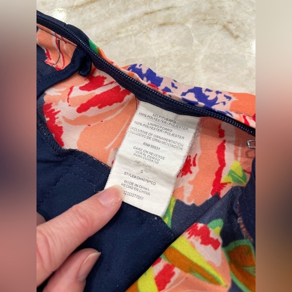 CHORD Wide Leg Peony Floral Pants |‎ Size 2 - Picture 7 of 14